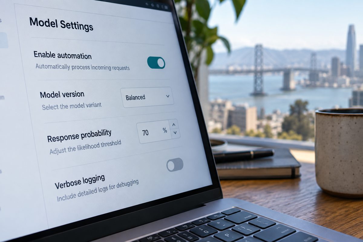Close view of a pipeline stage settings panel with entry rule toggles